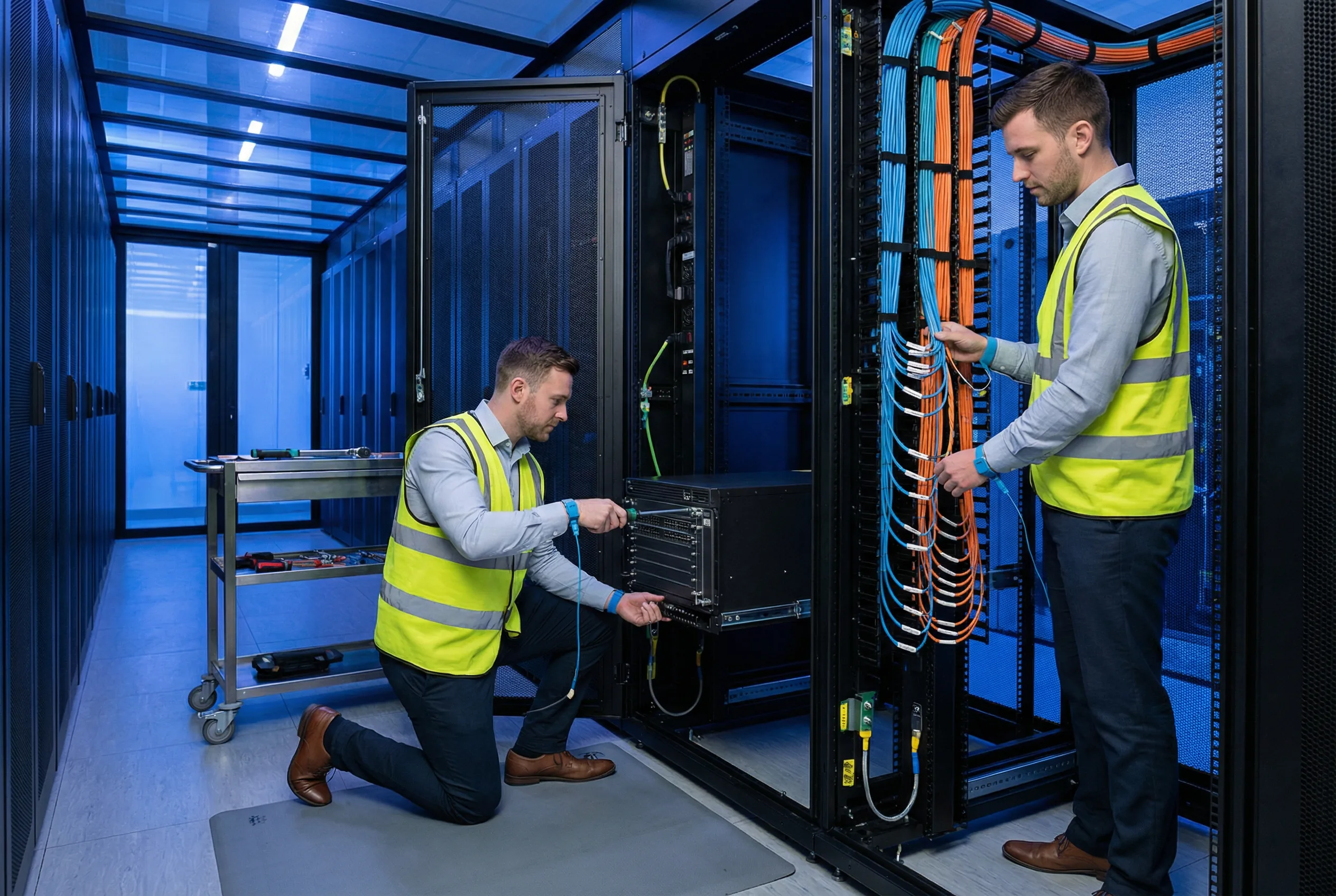 Core Switch Installation Requirements — Professional Data Center Installation Scene