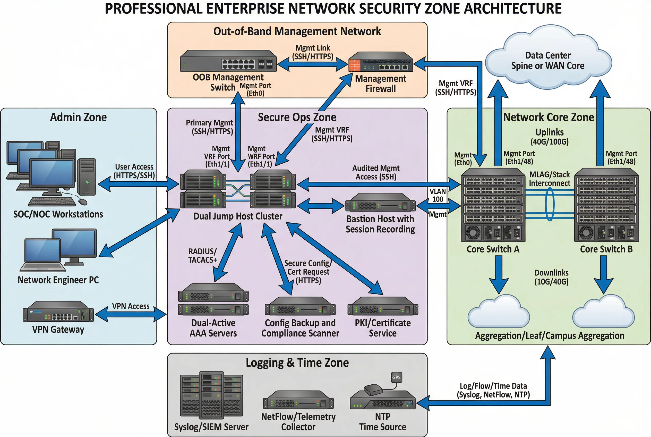 System Component and Boundary Architecture Diagram